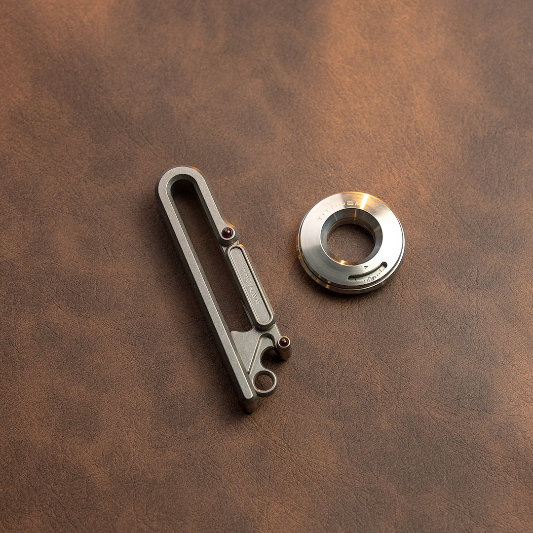 Titanium Belt Keychain