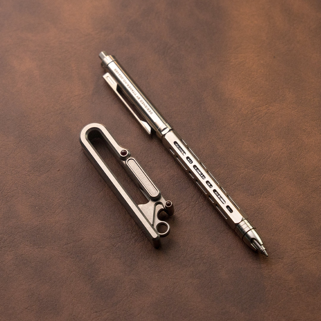 Titanium Belt Keychain