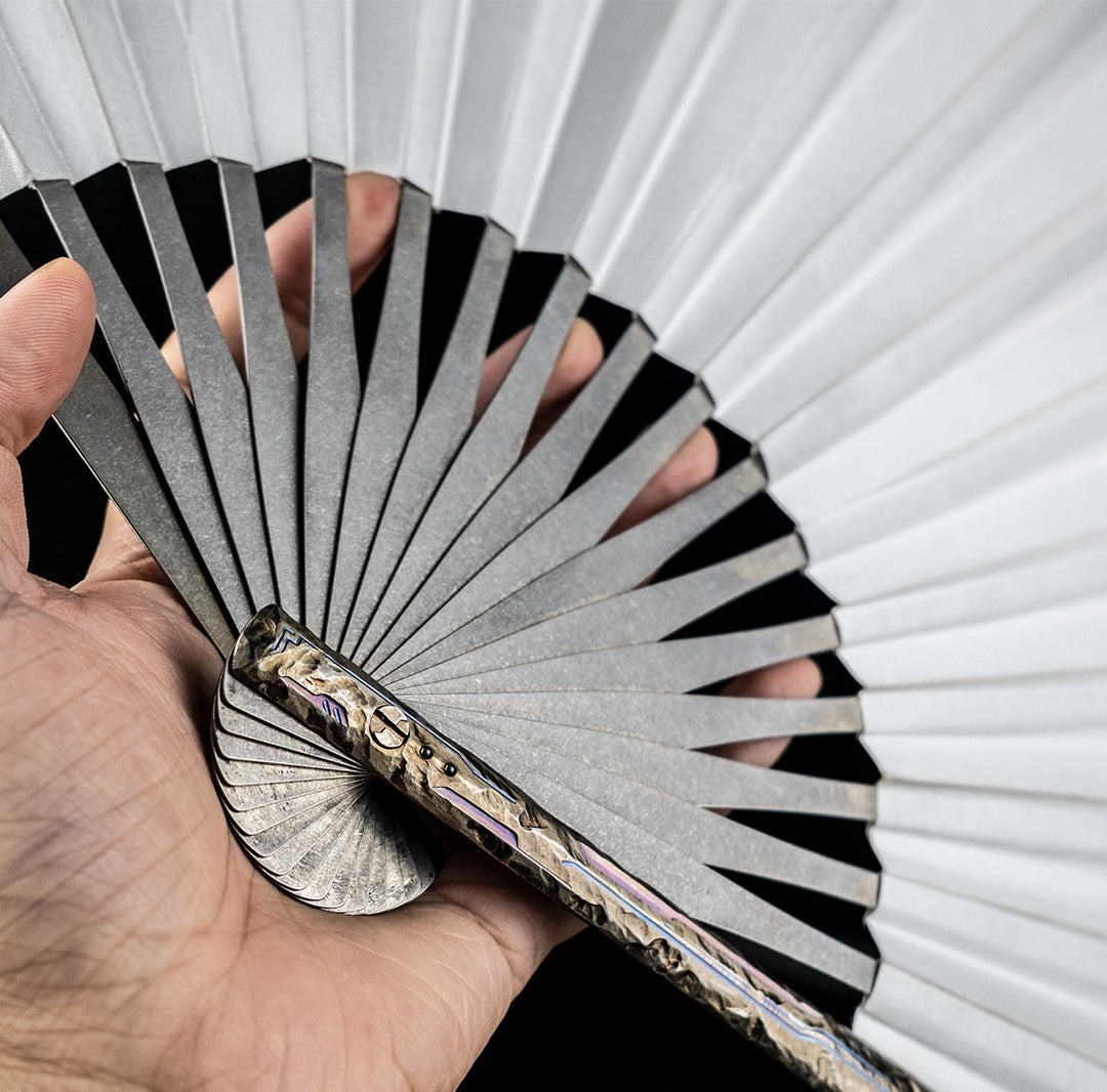 QiYuan: Titanium Folding Fan