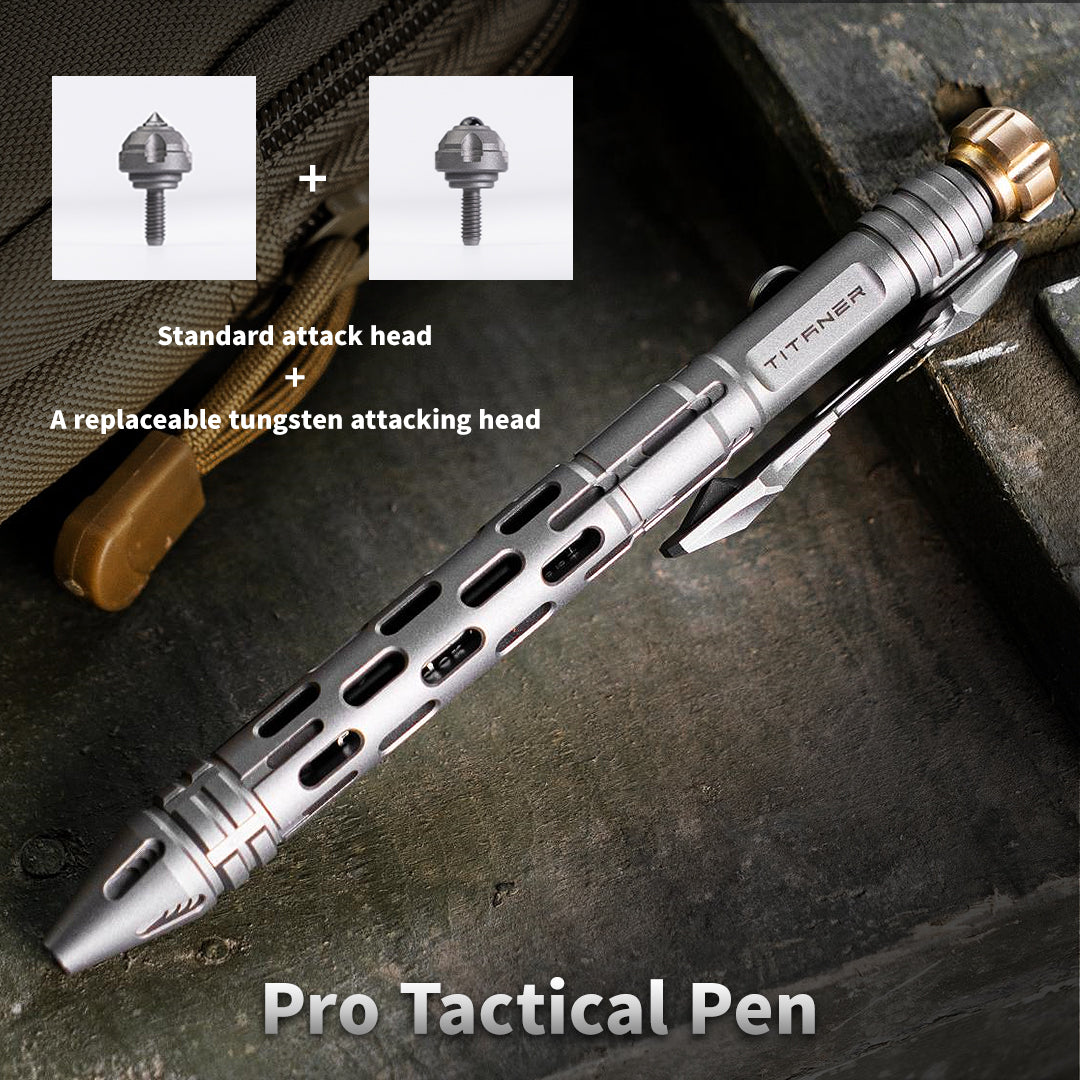 Titanium Tactical Bolt-Action Pen