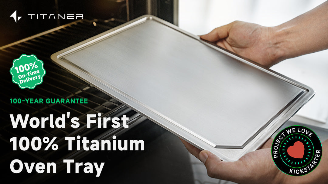 Titaner Versatile Titanium Oven Tray – Cooks Better Food