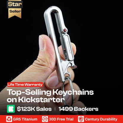 Titanium Belt Keychain