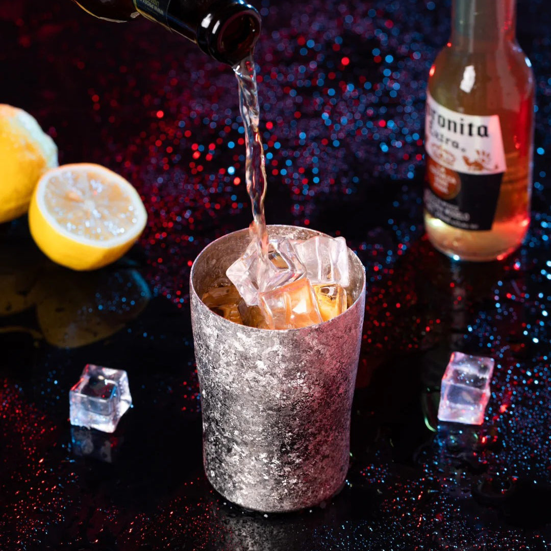 Ice Crystal Titanium Double-Wall Cups