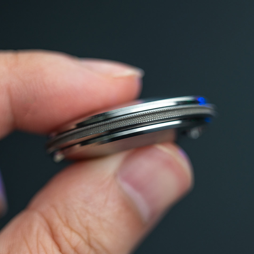 Tiroler 2.0: Titanium Curve Measure Ring