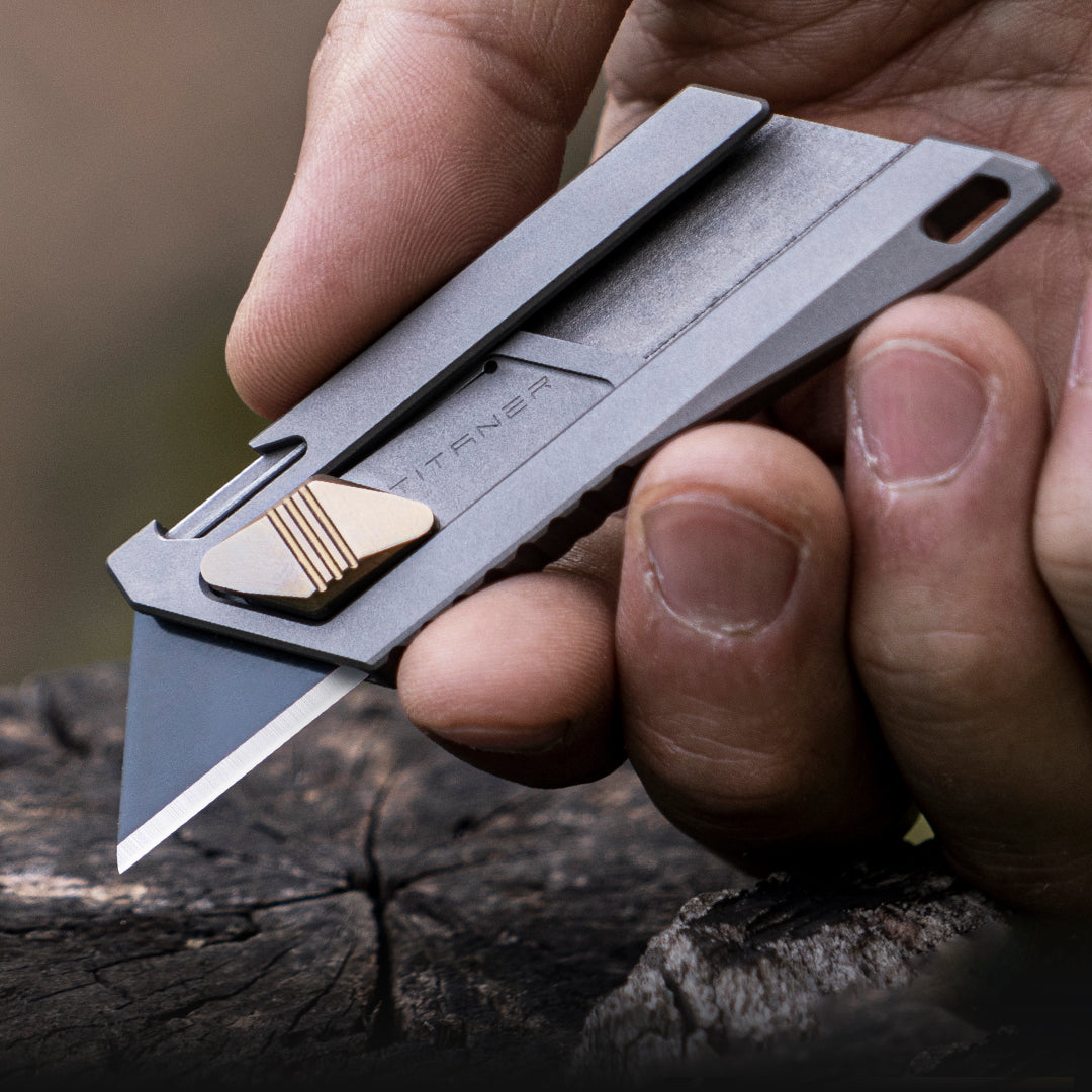 Retractable Mini Titanium EDC Utility Knife