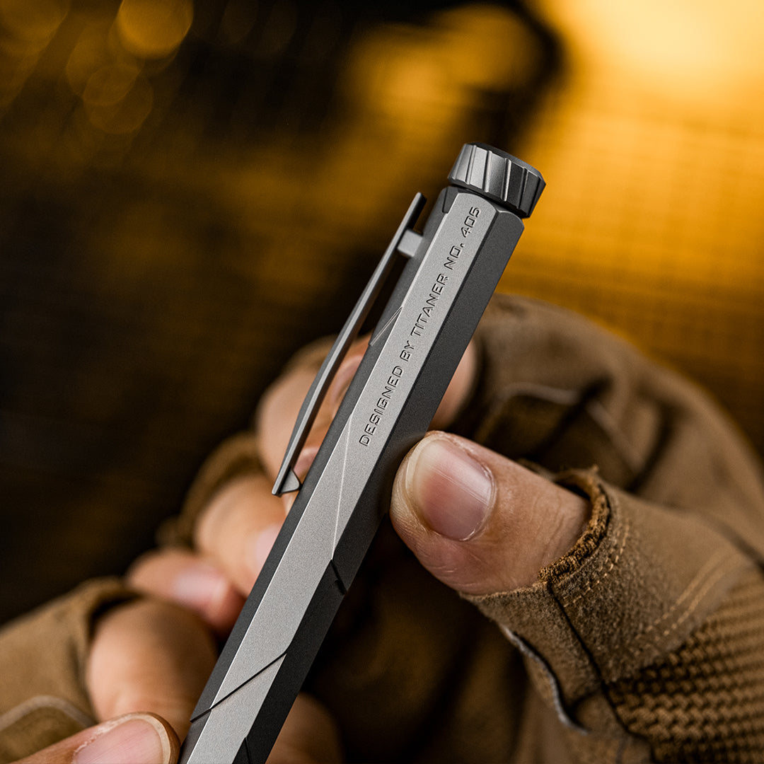 Titanium CNC Machined EDC Pen