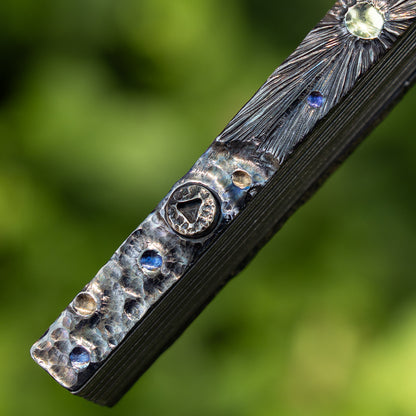 BuRan: Obsidian Meteor Titanium Folding Fan
