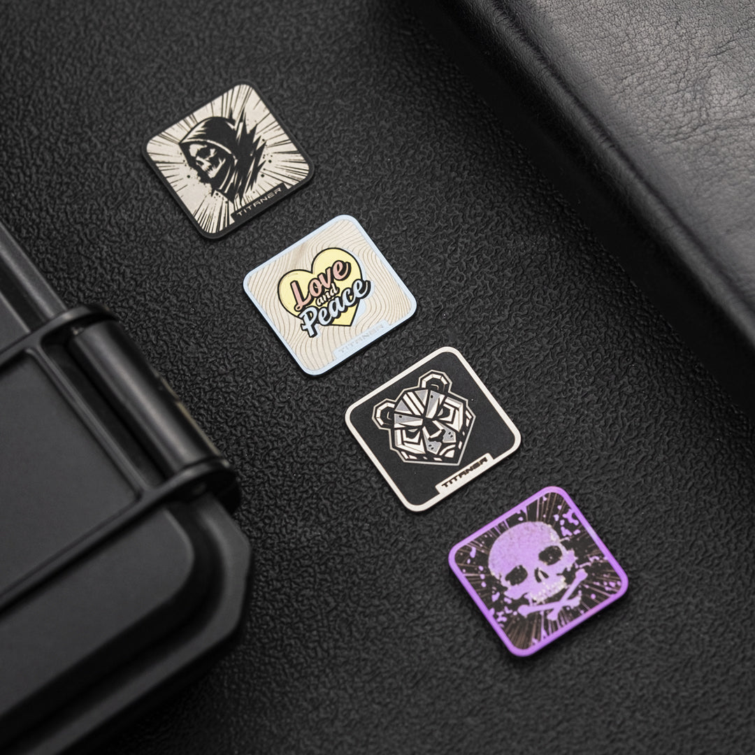 Parche/Insignias de Velcro de Titanio