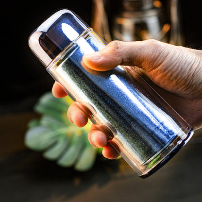 Ice-crystal Pure Titanium Water Bottle