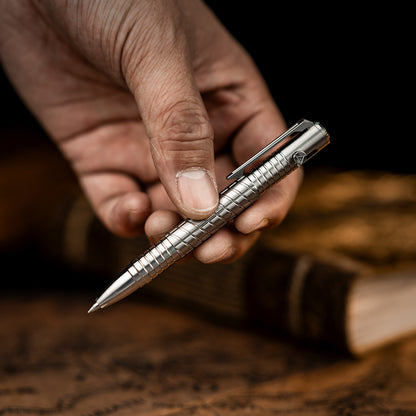 Titanium Pocket Bolt-Action Pen
