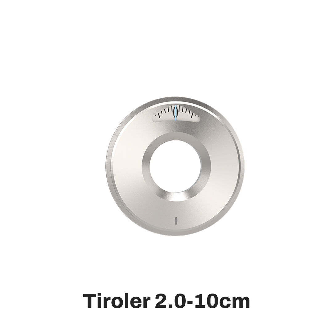 Tiroler 2.0: Titanium Curve Measure Ring
