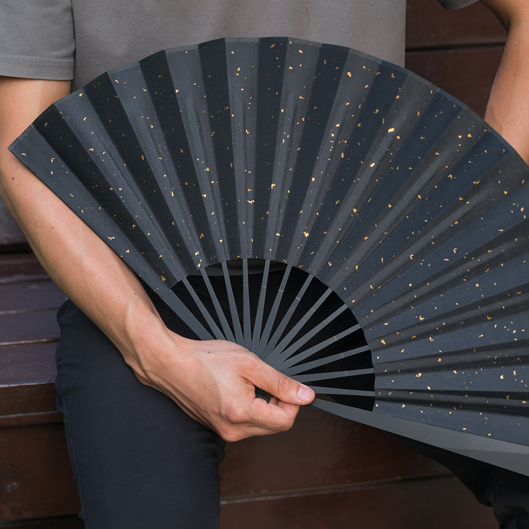 Titanium Hand Folding Fan--BuRan