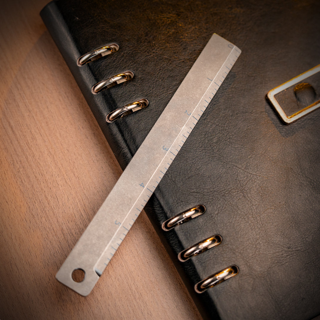 Dual-sided Ti Ruler Metric & Inch