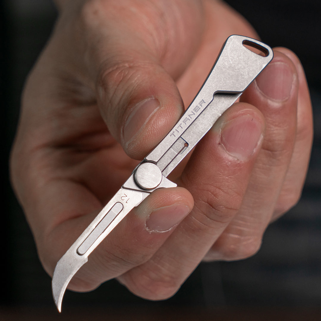Tiflex: a Mini Titanium Folding Knife of Super Sharpness