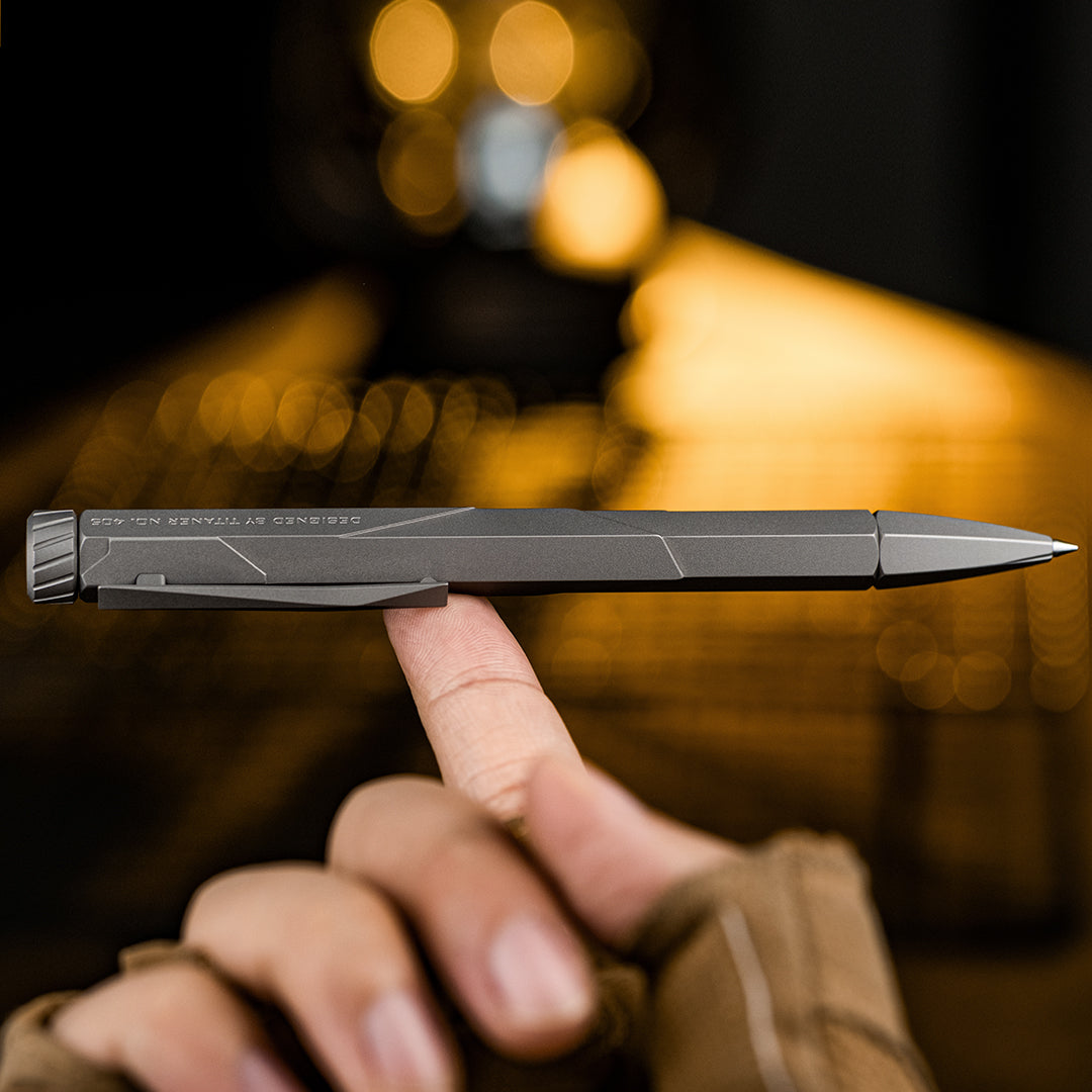The CNC Machined Titanium EDC Pen