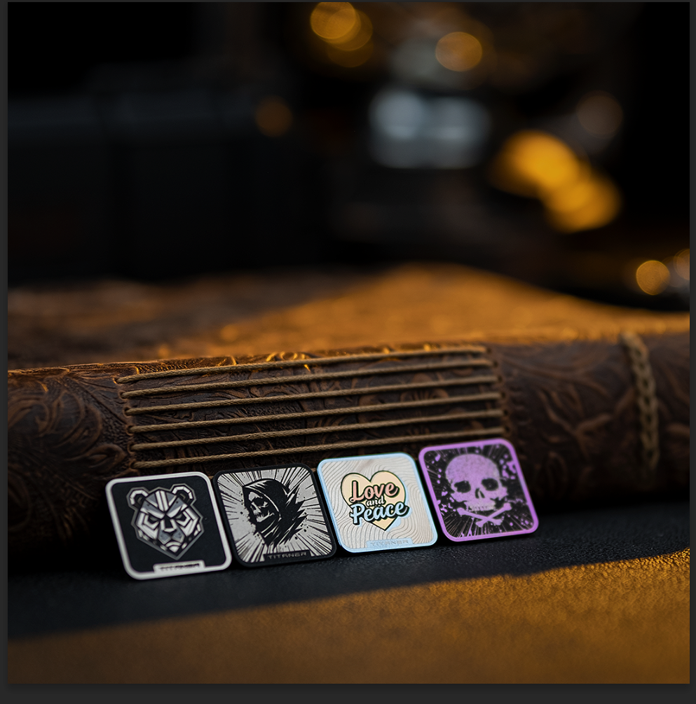 Parche/Insignias de Velcro de Titanio