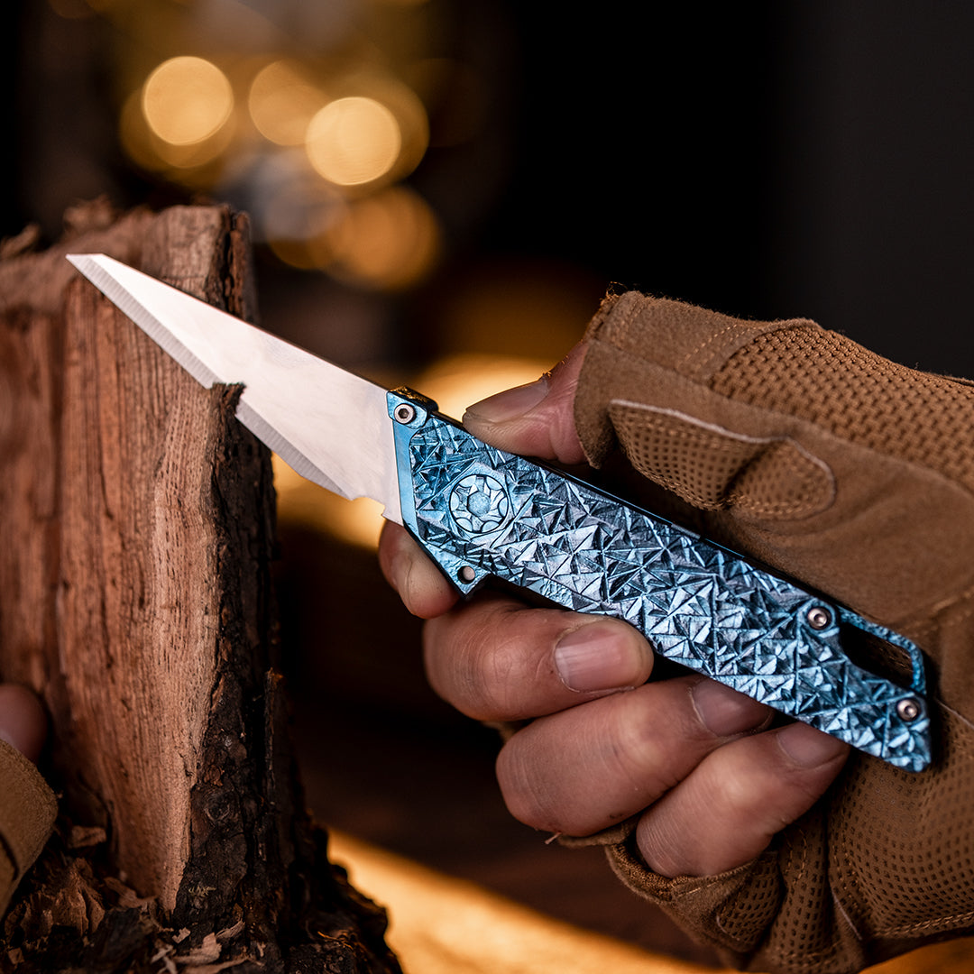 Frost Raven Titanium Utility Folding knife