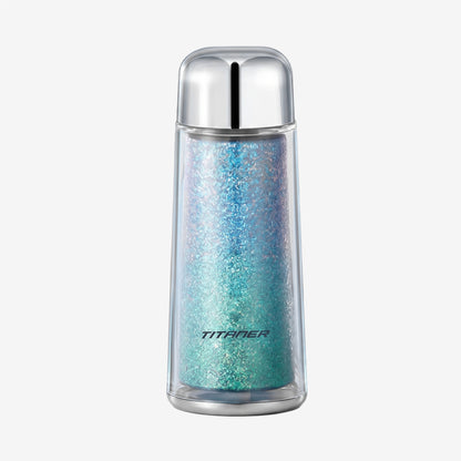 Ice-crystal Pure Titanium Water Bottle