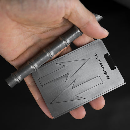 Titanium Cardholder with Multi-Survival Backups