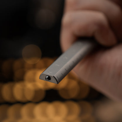 Titanium Arc Metric Ruler