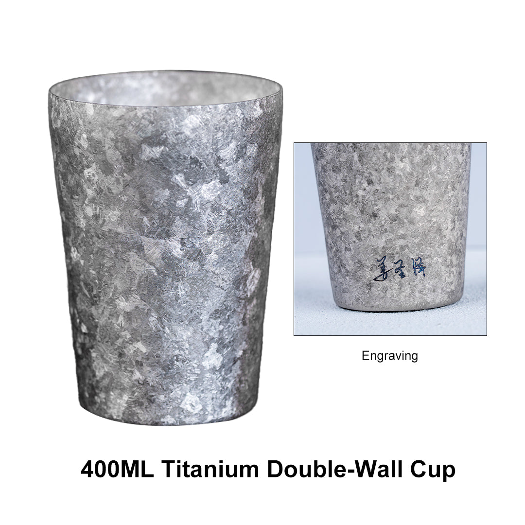 Titanium Double-Wall Cups - 45% OFF