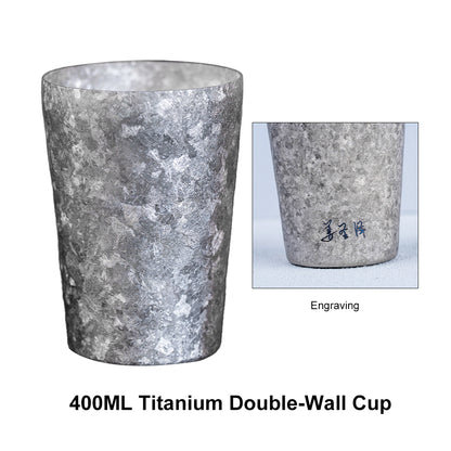 Titanium Double-Wall Cups - 45% OFF