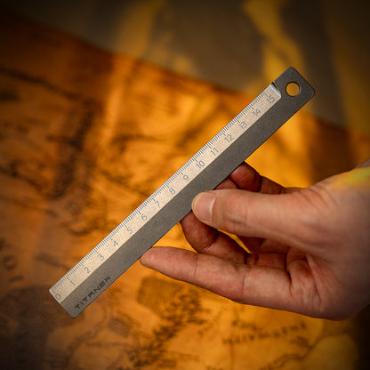 Titanium Dual-sided Ruler
