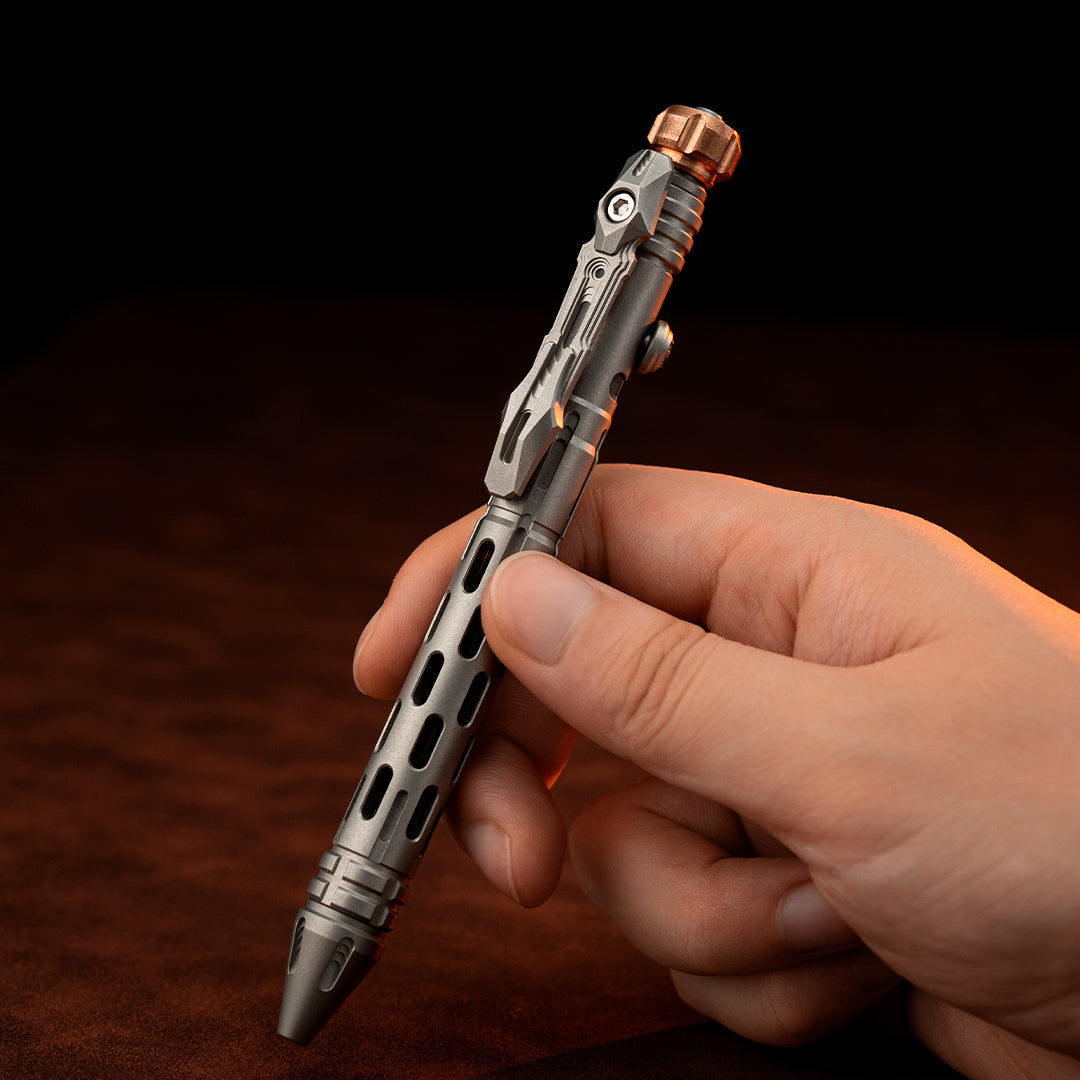 TiBolt: Titanium Tactical Bolt-Action Pen – Titaner