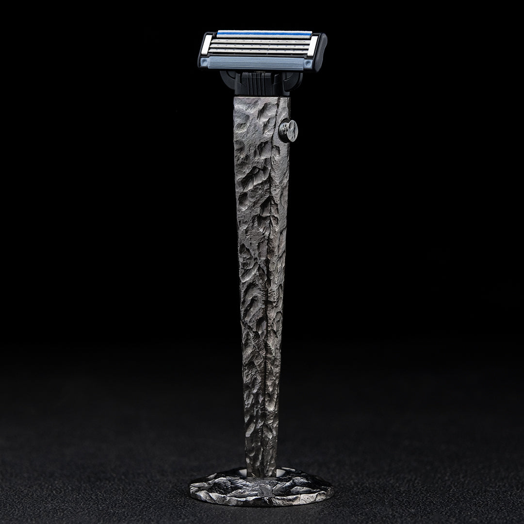 Titanium Hand-carved 3-layer Razor