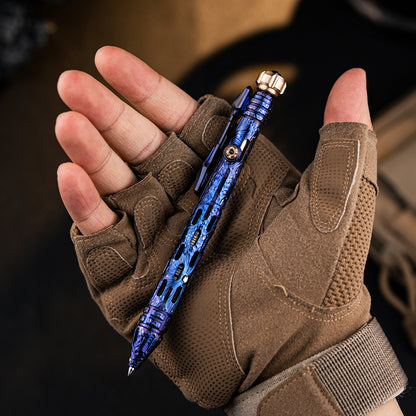 Blue Meteor Titanium Tactical Bolt-Action Pen(Limited 50 pcs)