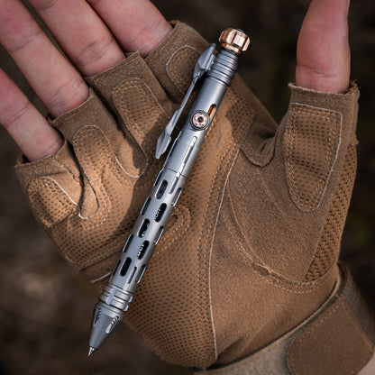 Titanium Tactical Bolt-Action Pen