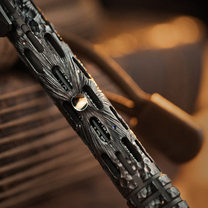 Bolígrafo táctico de cerrojo de titanio Obsidian Meteor 