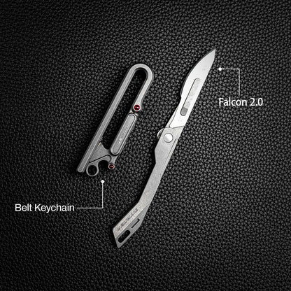 Titanium Belt Keychain