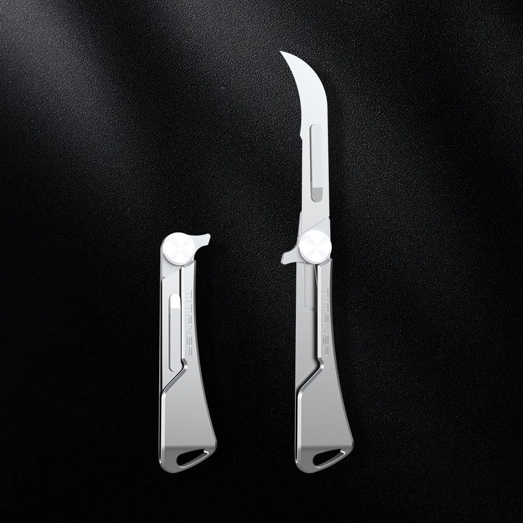 Tiflex: a Mini Titanium Folding Knife of Super Sharpness