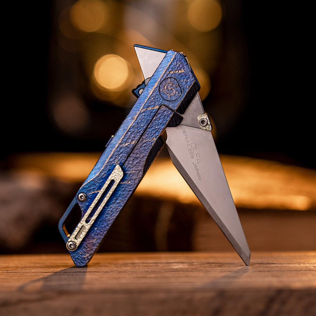 Nebula Raven Titanium Utility Folding knife