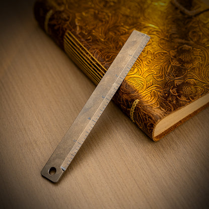 Titanium Dual-sided Ruler
