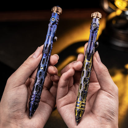 Titanium Tactical Bolt-Action Pen