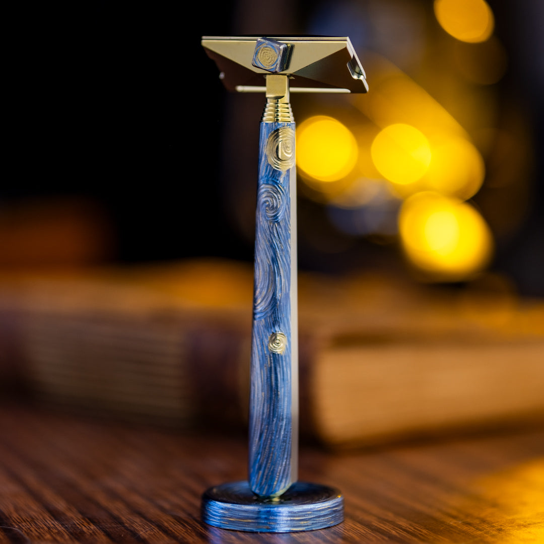 Hand-Carved TiGlide S1: Unparalleled Single-edge Titanium Razor