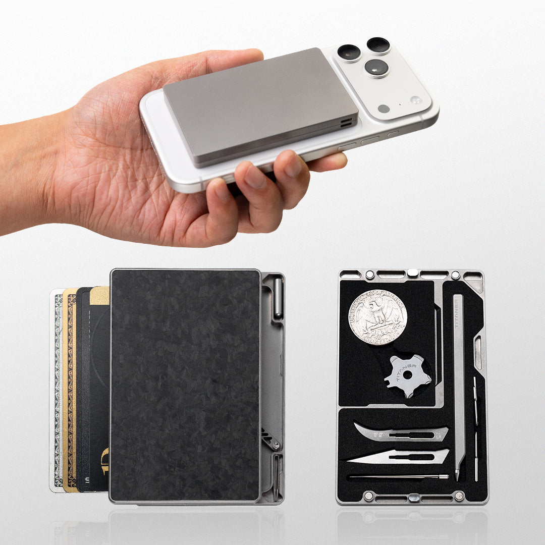 Titaner Verso: Titanium MagSafe Wallet, More Than Just Thin