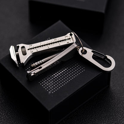 Titanium Key Carabiner: Durable Outdoor EDC Backpack Accessory
