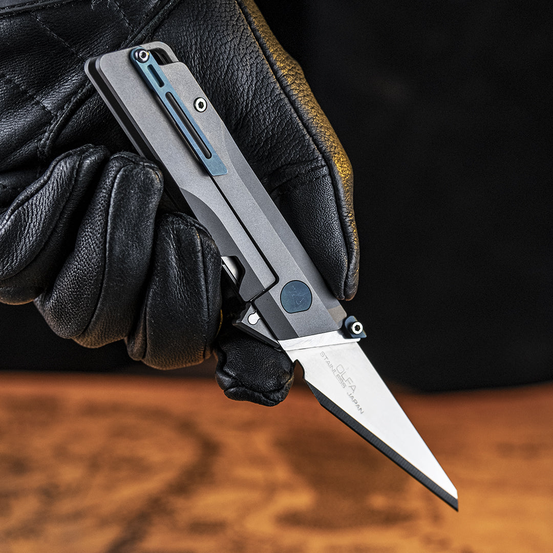 The Raven Titanium Utility Folding knife