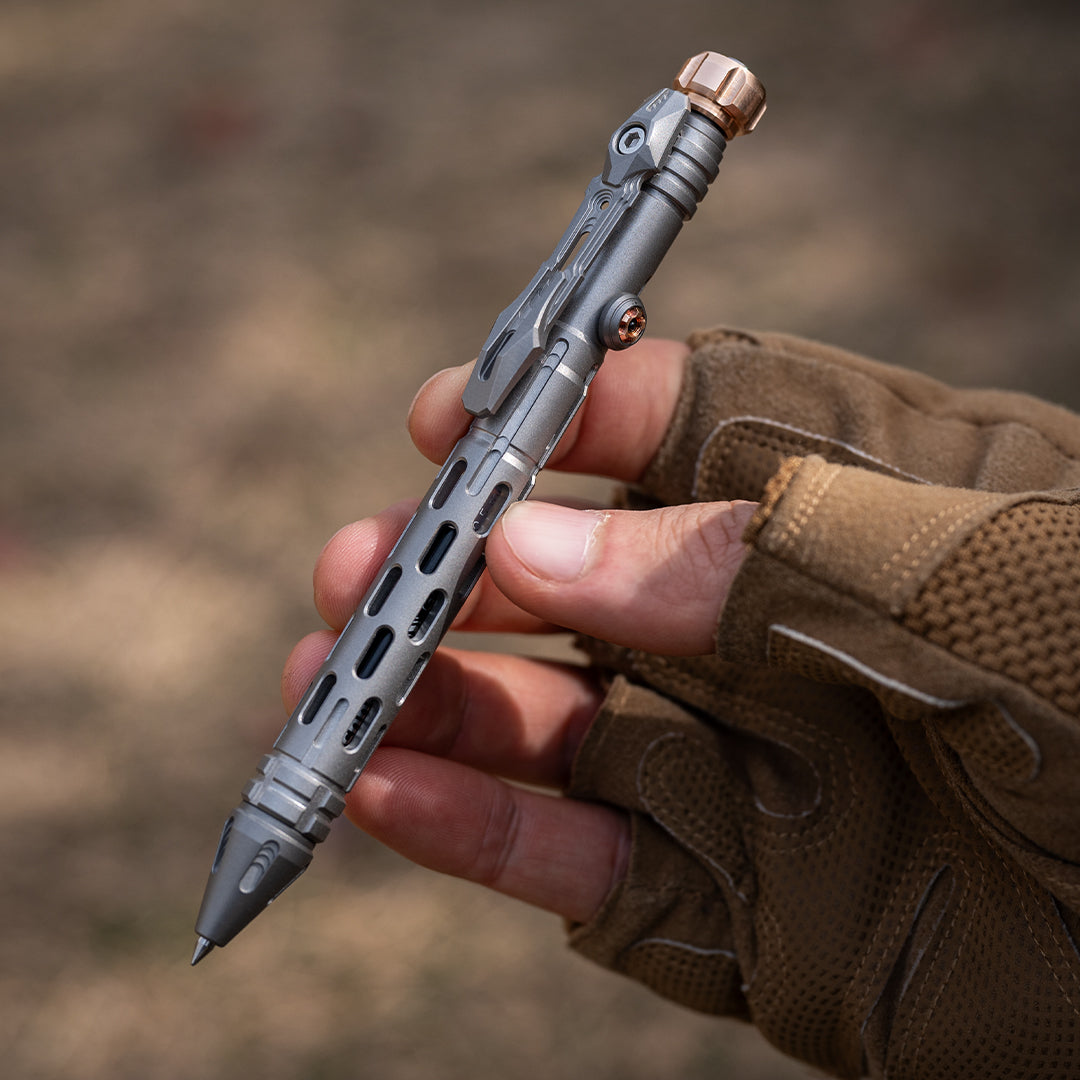 Titanium Tactical Bolt-Action Pen