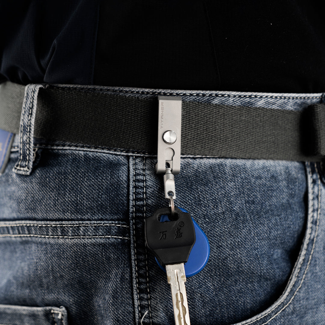 Finelaer Leather Small Zipper Cellphone Mobile Belt Loop Clip Case Pou