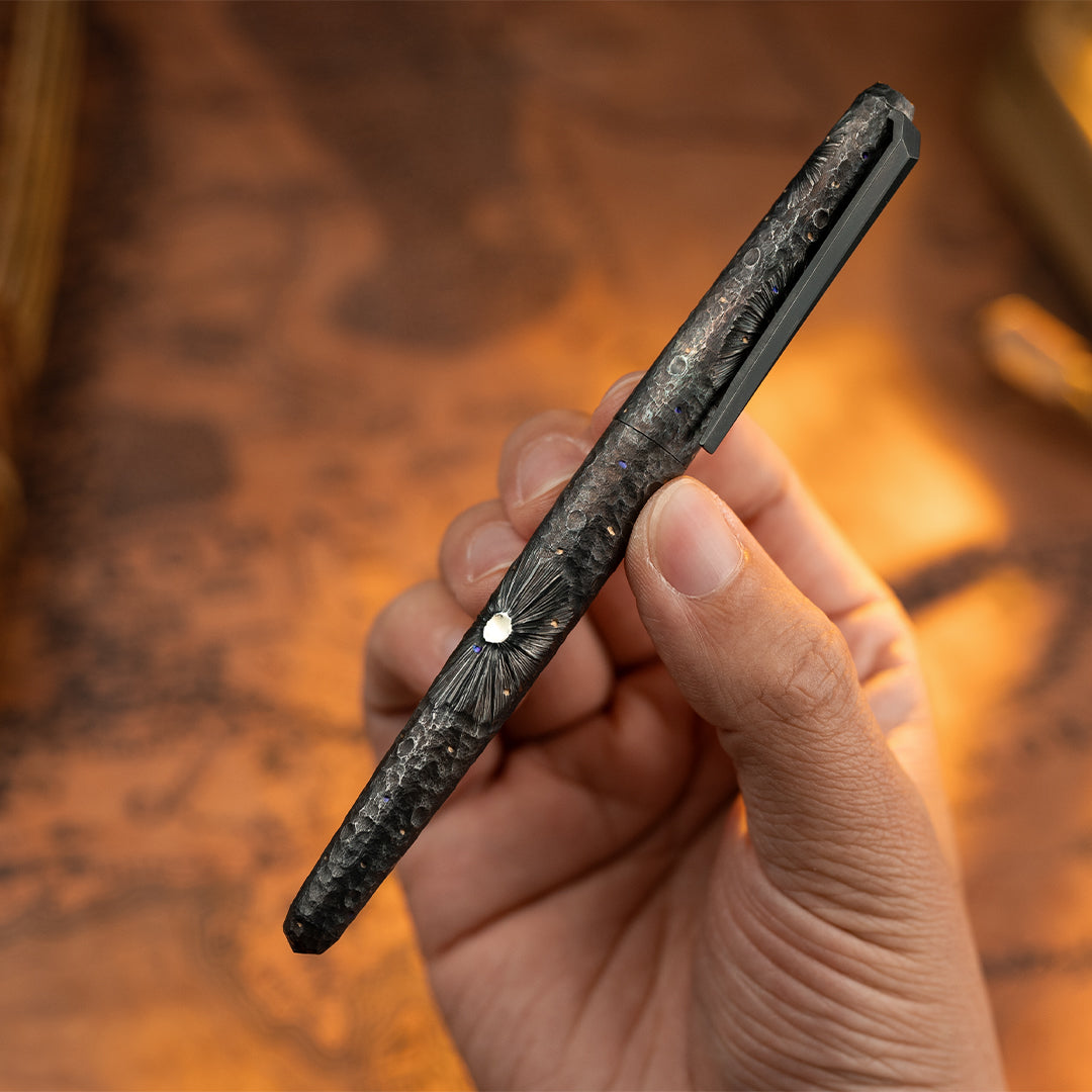 Obsidian Meteor Titanium Tactical Ballpoint Pen