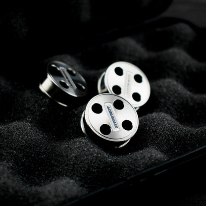 Titanium Round Lanyard Bead