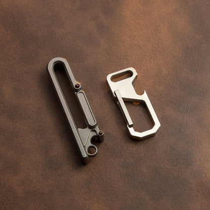 Titanium Belt Keychain