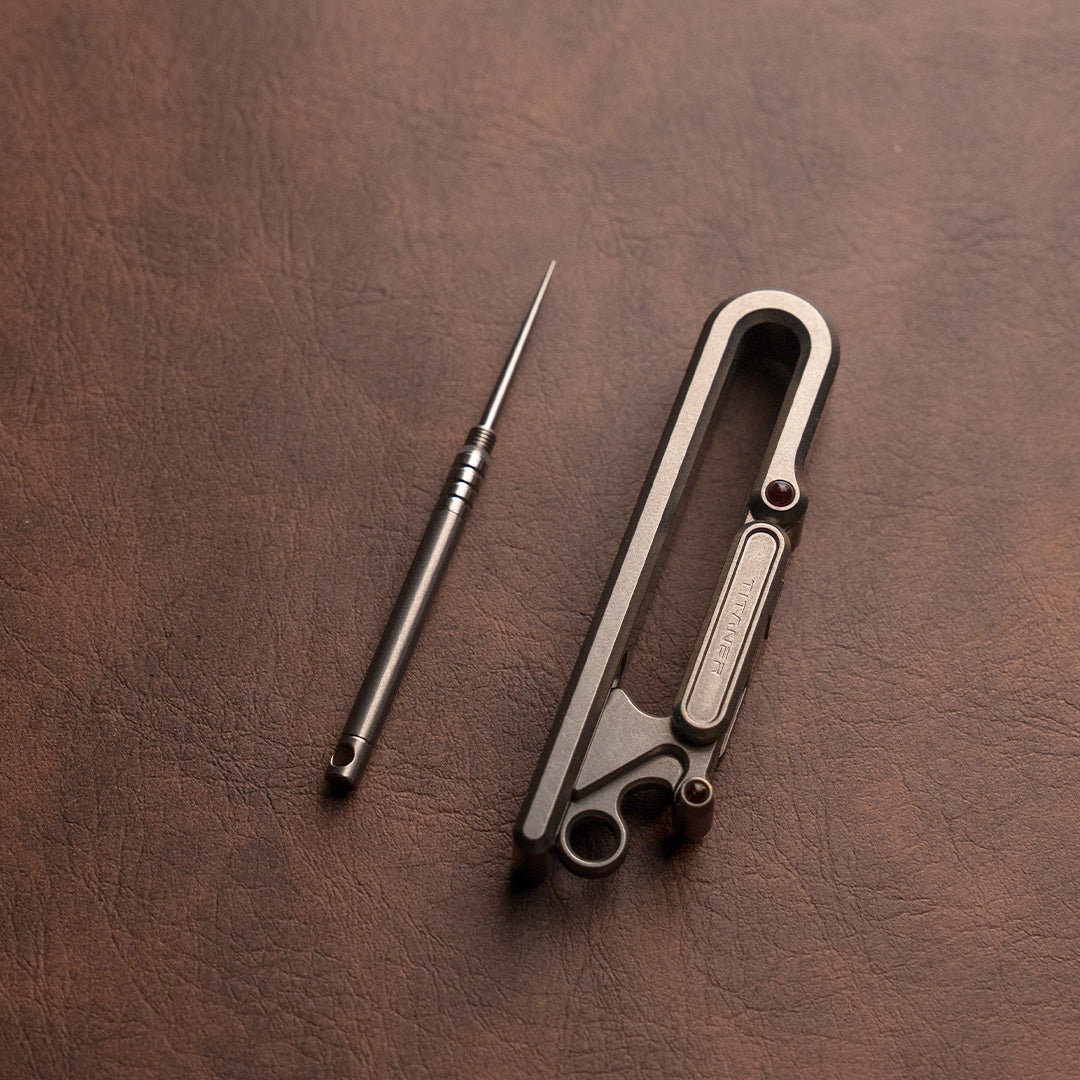 Titanium Belt Keychain