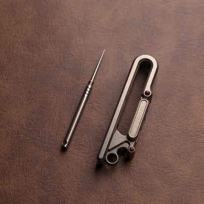 Titanium Belt Keychain