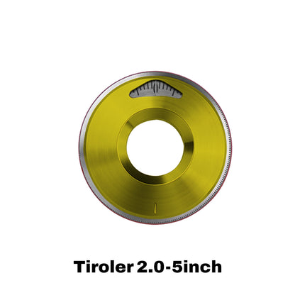 Tiroler 2.0: Titanium Curve Measure Ring