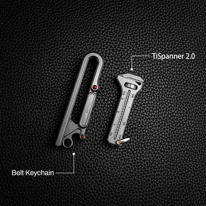 Titanium Belt Keychain